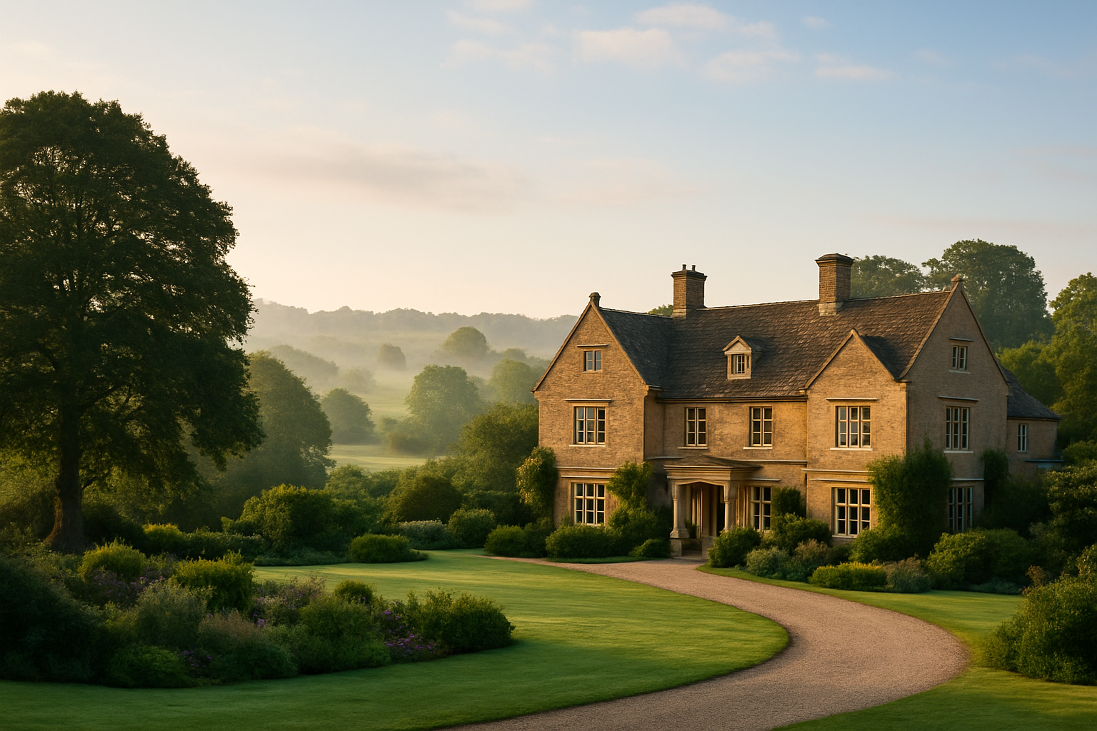 A welcoming country house hotel set among the green rolling hills of Devon.